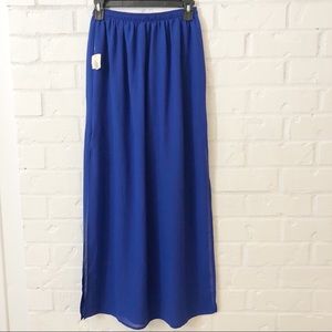 Forever 21 Semi-Sheer Maxi Skirt - NWT
